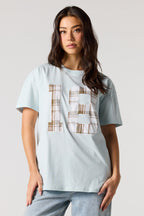18 Twill Embroidered Oversized T-Shirt