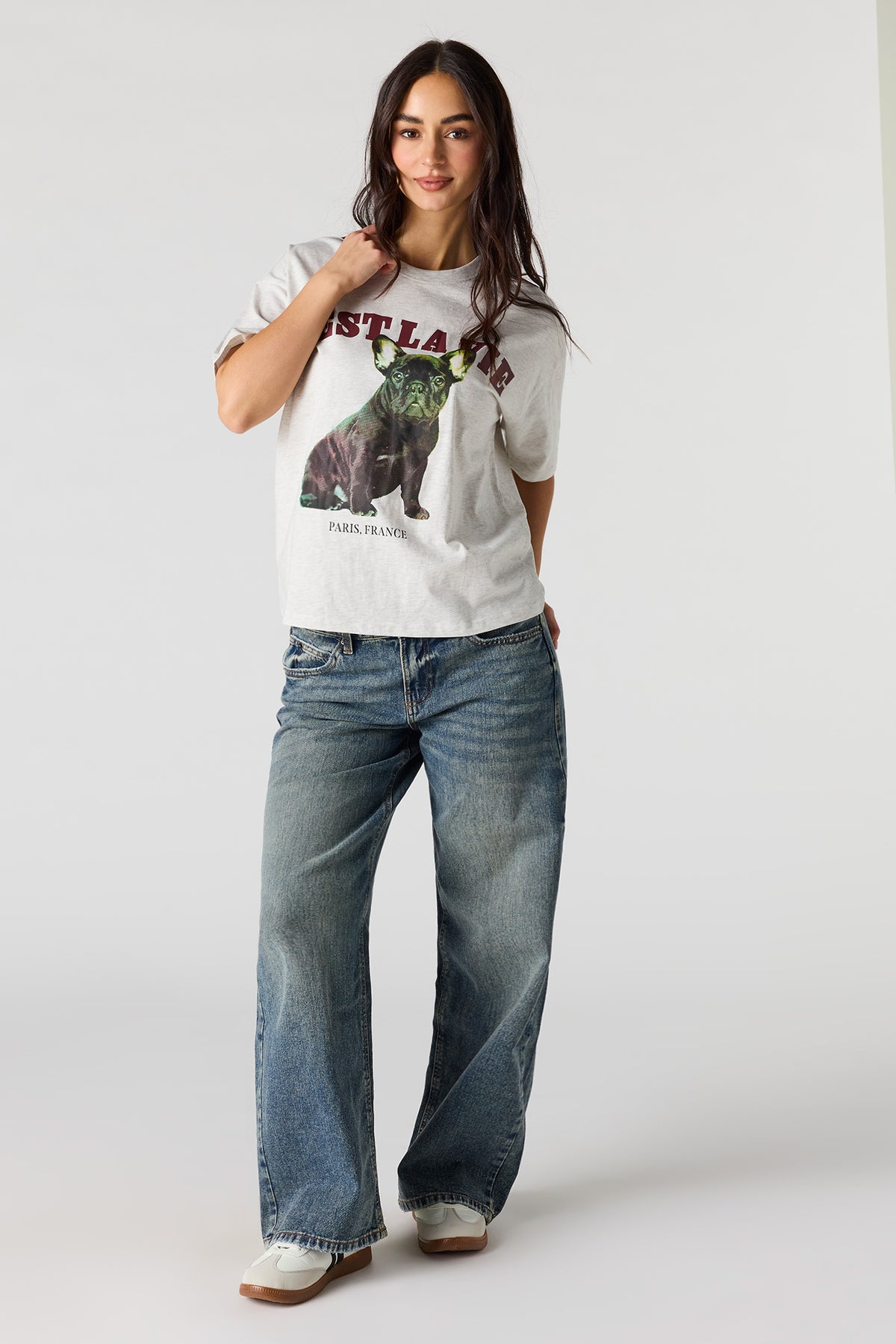 Vue alternative 3. T-shirt surdimensionné imprimé