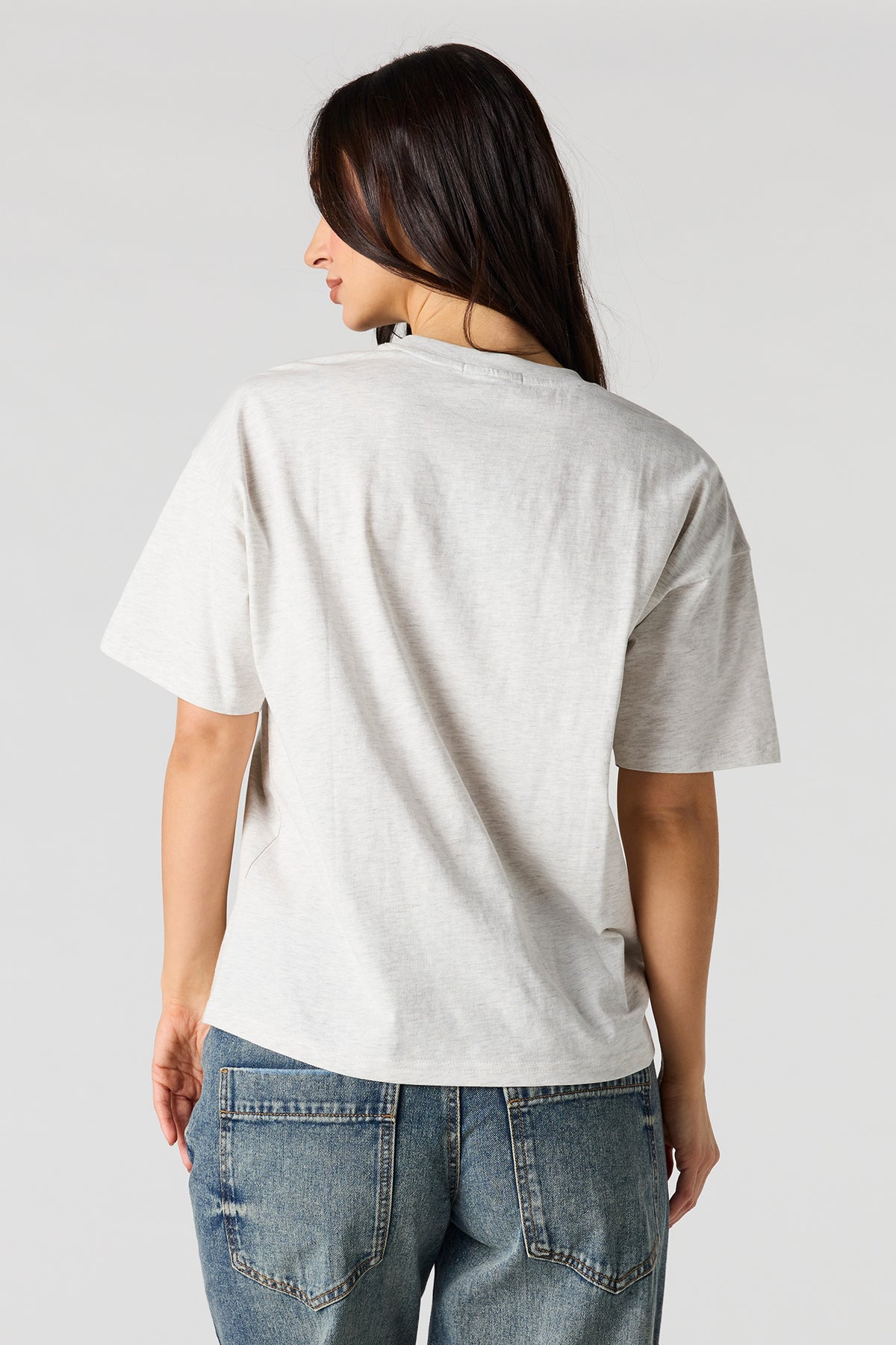 Vue alternative 2. T-shirt surdimensionné imprimé