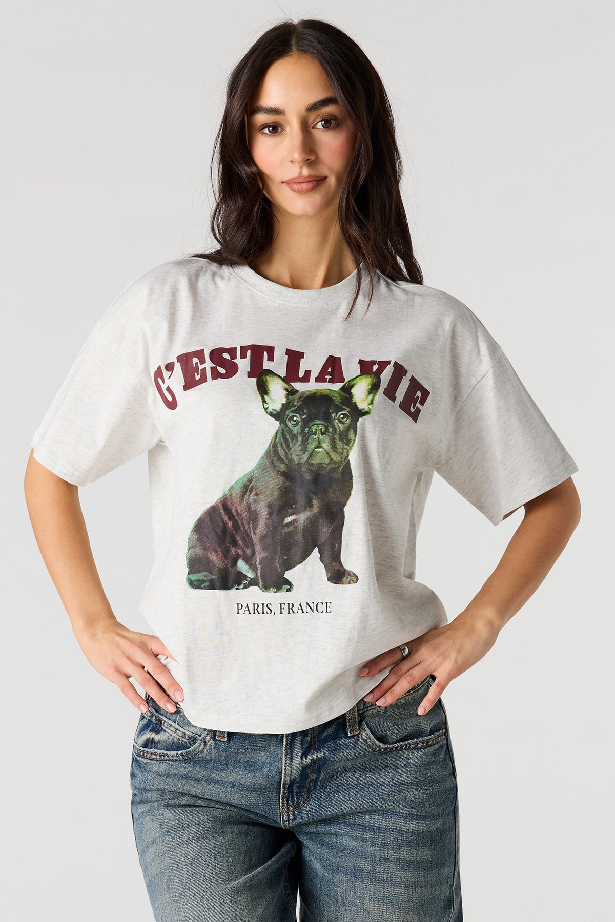 T-shirt surdimensionné imprimé