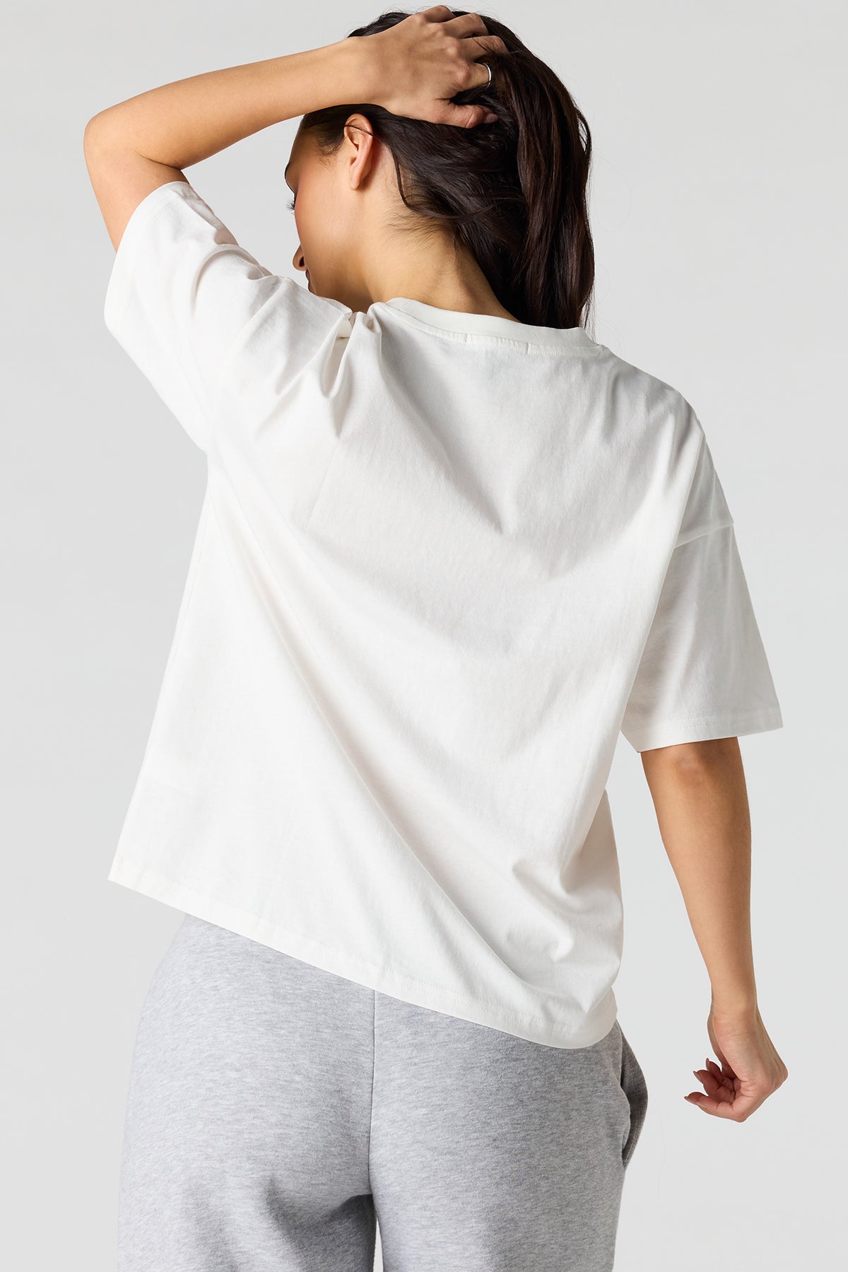 Vue alternative 2. T-shirt surdimensionné imprimé