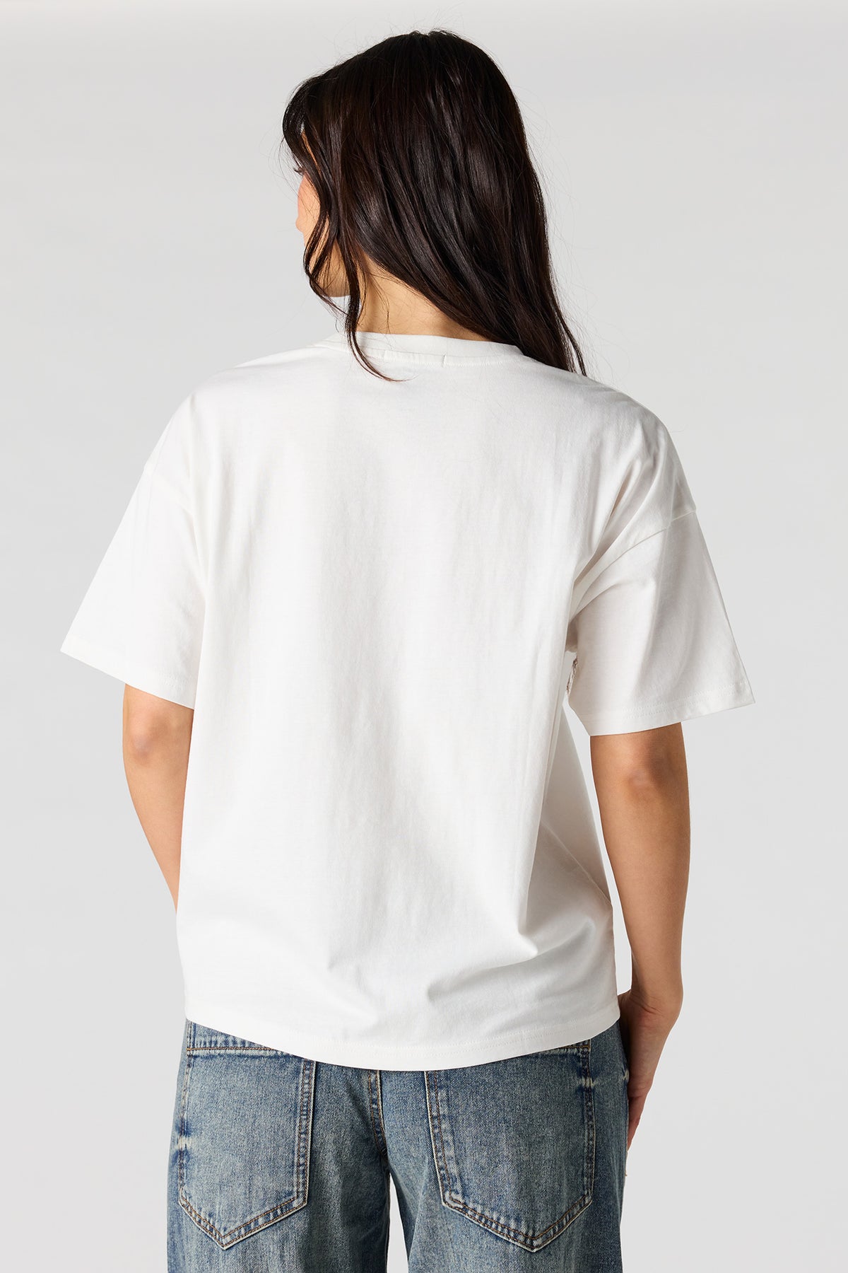 Vue alternative 2. T-shirt surdimensionné imprimé