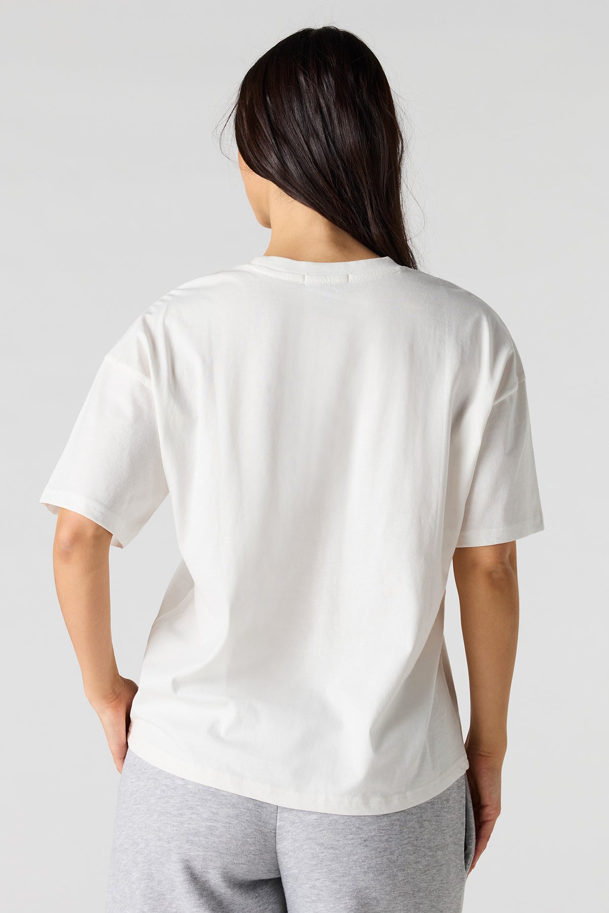 Vue alternative 2. T-shirt surdimensionné imprimé