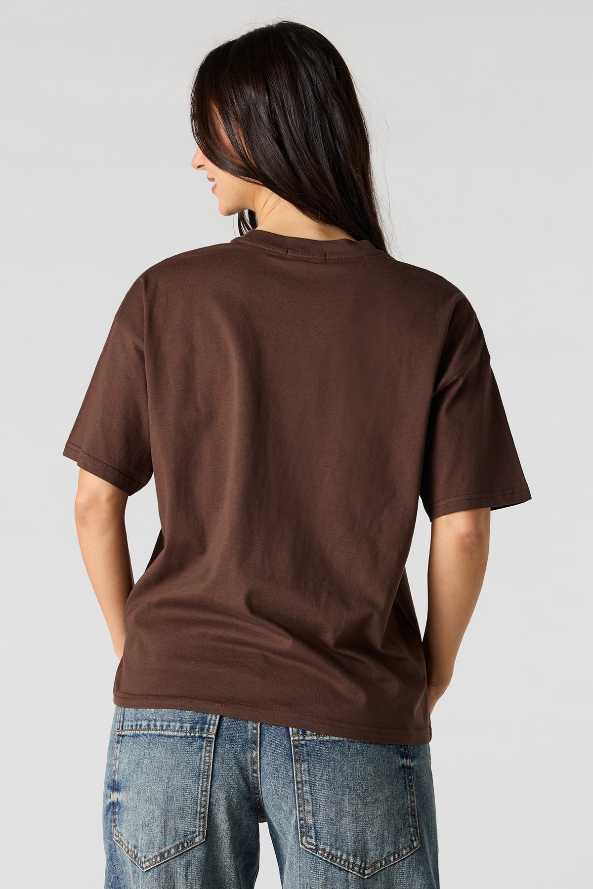 Vue alternative 2. T-shirt surdimensionné imprimé
