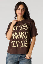T-shirt surdimensionné imprimé