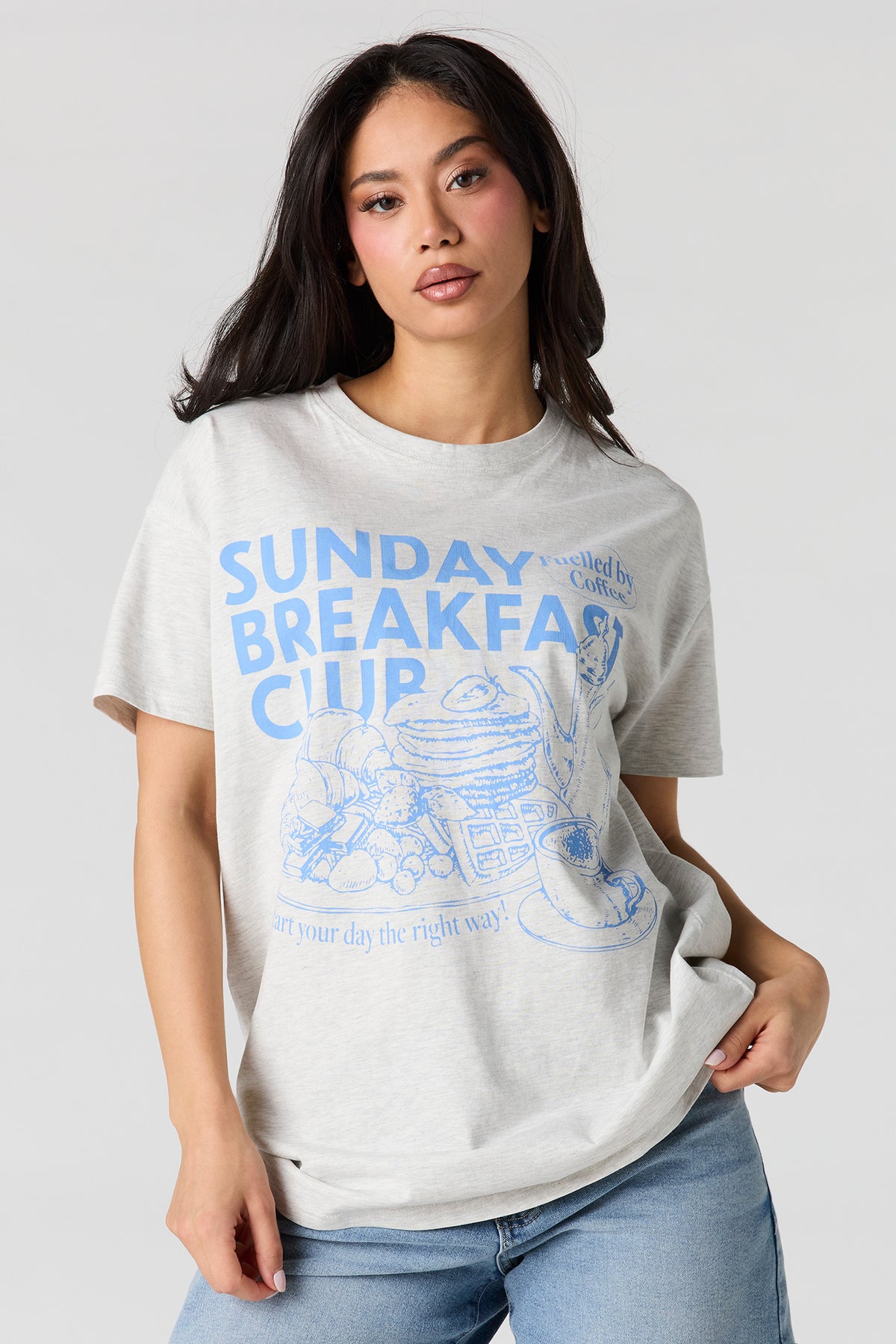 Graphic T-Shirt - Heather Grey