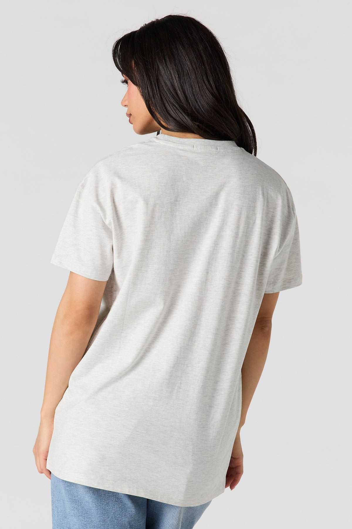 Alt View 2. Graphic T-Shirt - Light Grey