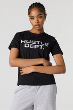Hustle Department Graphic T-Shirt