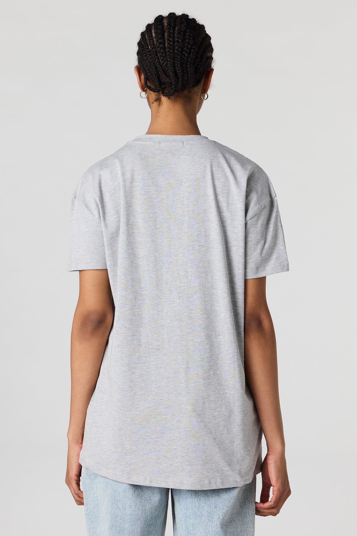 Vue alternative 2. T-shirt surdimensionné à imprimé en relief Florida