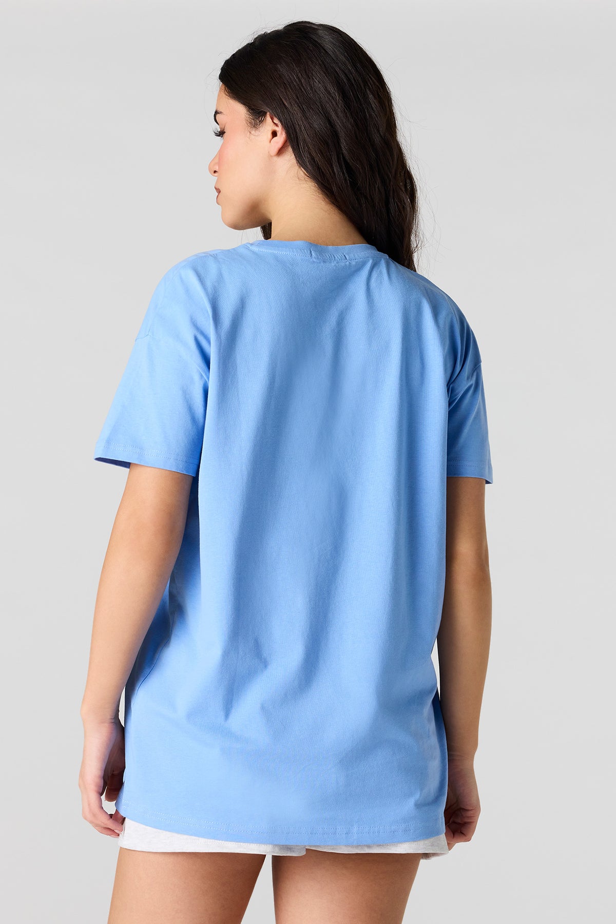 Vue alternative 2. T-shirt de coupe garçonne imprimé