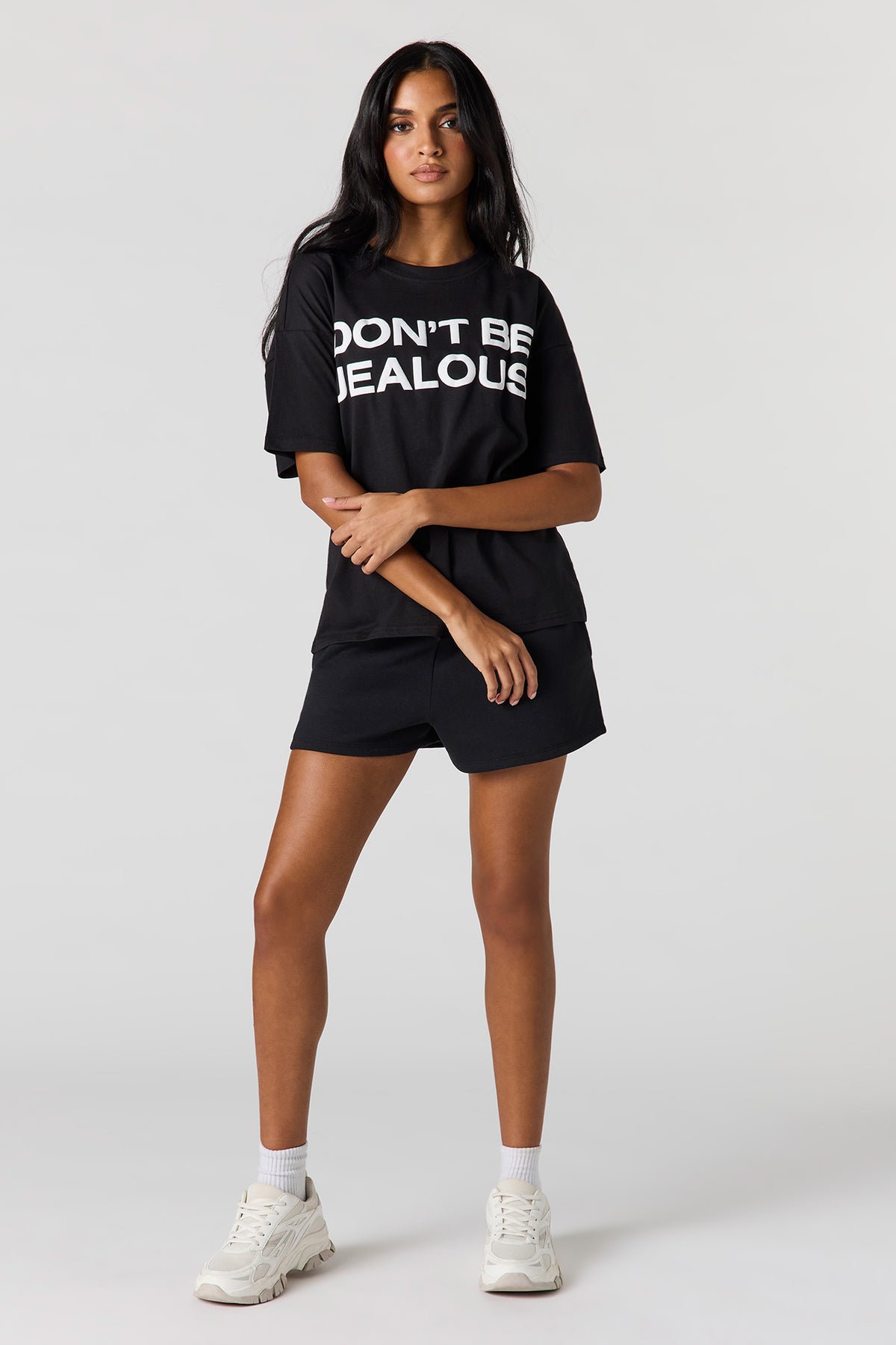 Alt View 3. Jealous Puff Print T-Shirt - Black
