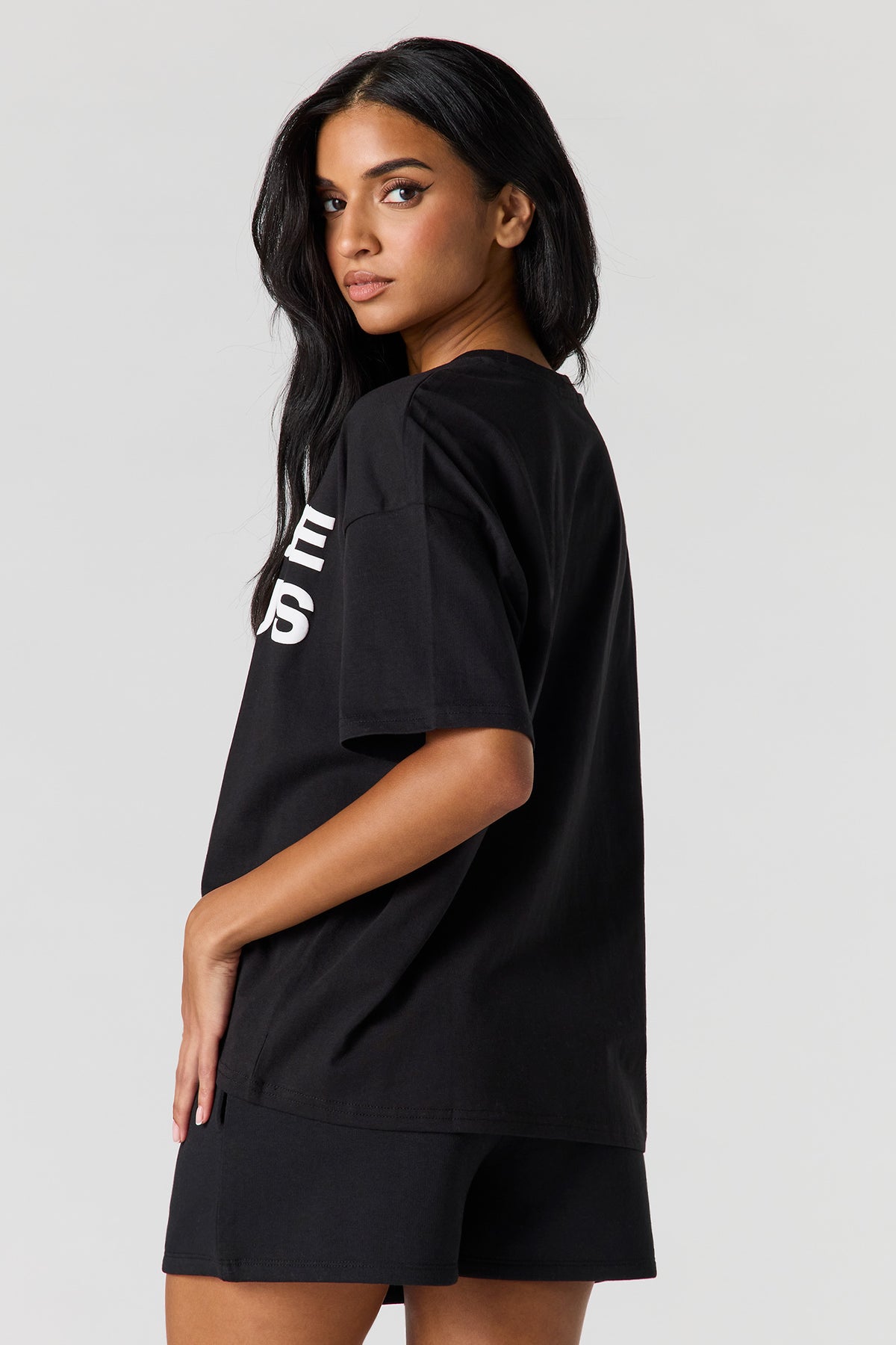 Alt View 2. Jealous Puff Print T-Shirt - Black