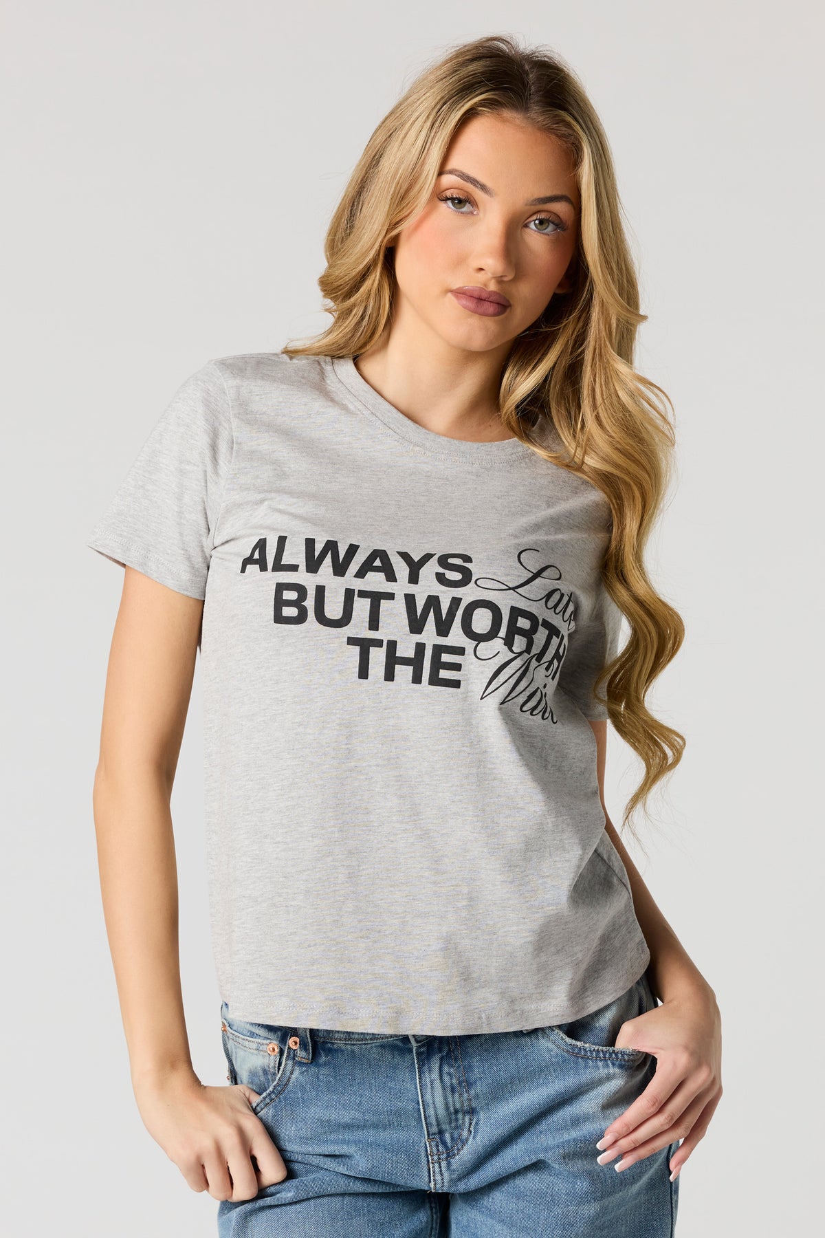 Graphic T-Shirt - Heather Grey