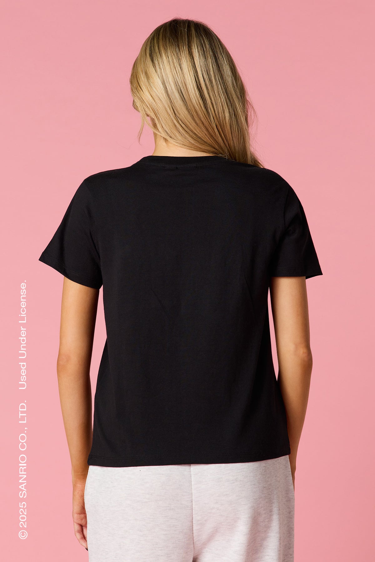 Alt View 2. Hello Kitty® Rhinestone Graphic T-Shirt - Black