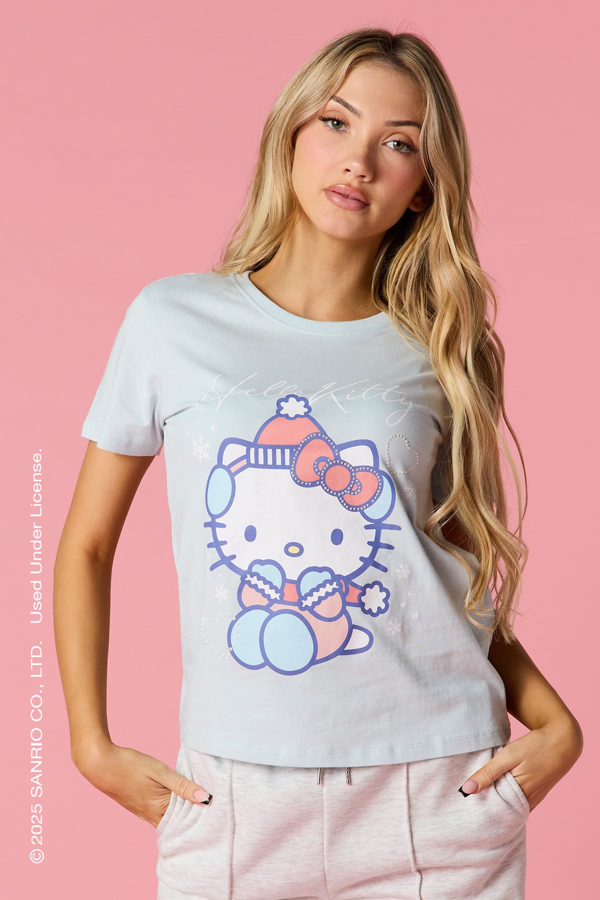 T-shirt à imprimé Hello Kitty® avec similiperles