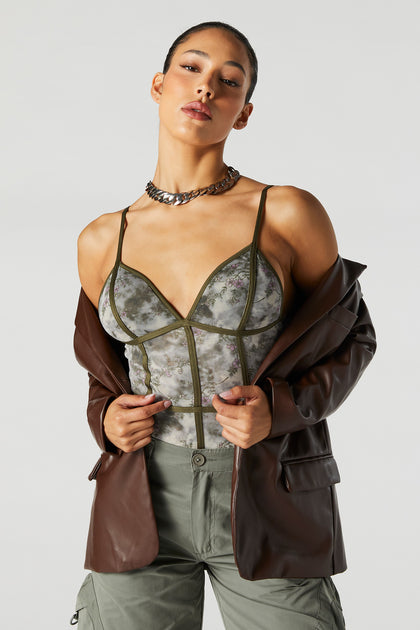 Seamless Lace-Trim Bodysuit – Urban Planet
