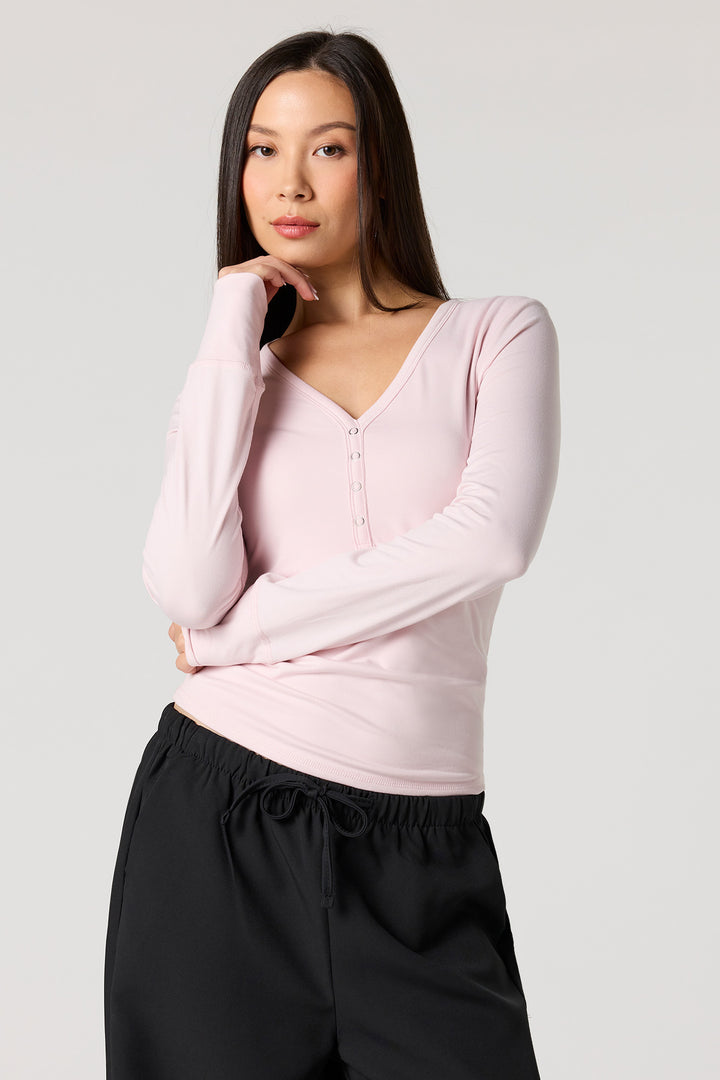 Long Sleeve Buttoned Top
