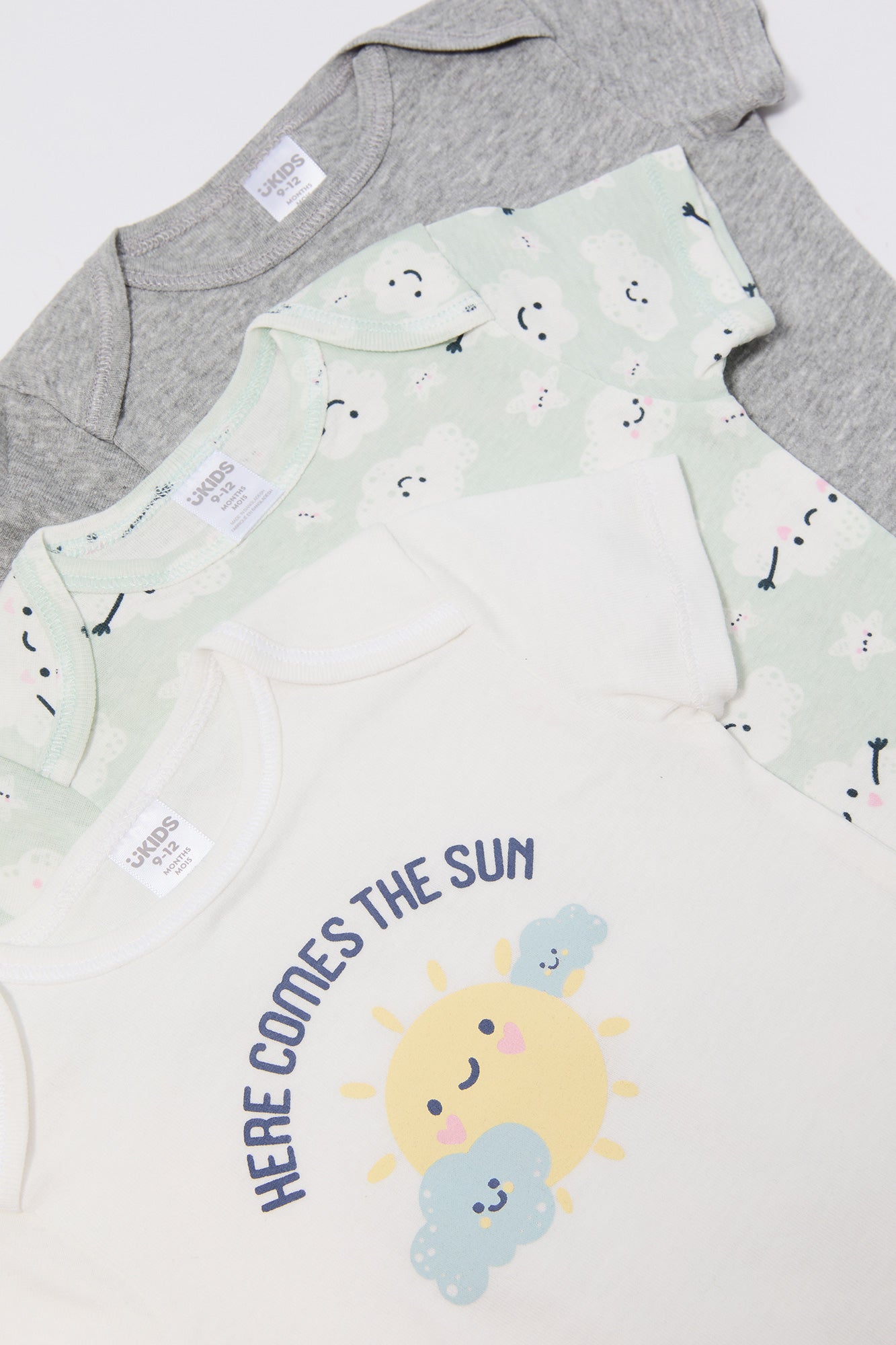 Baby Sun Graphic Bodysuit (3 Pack)