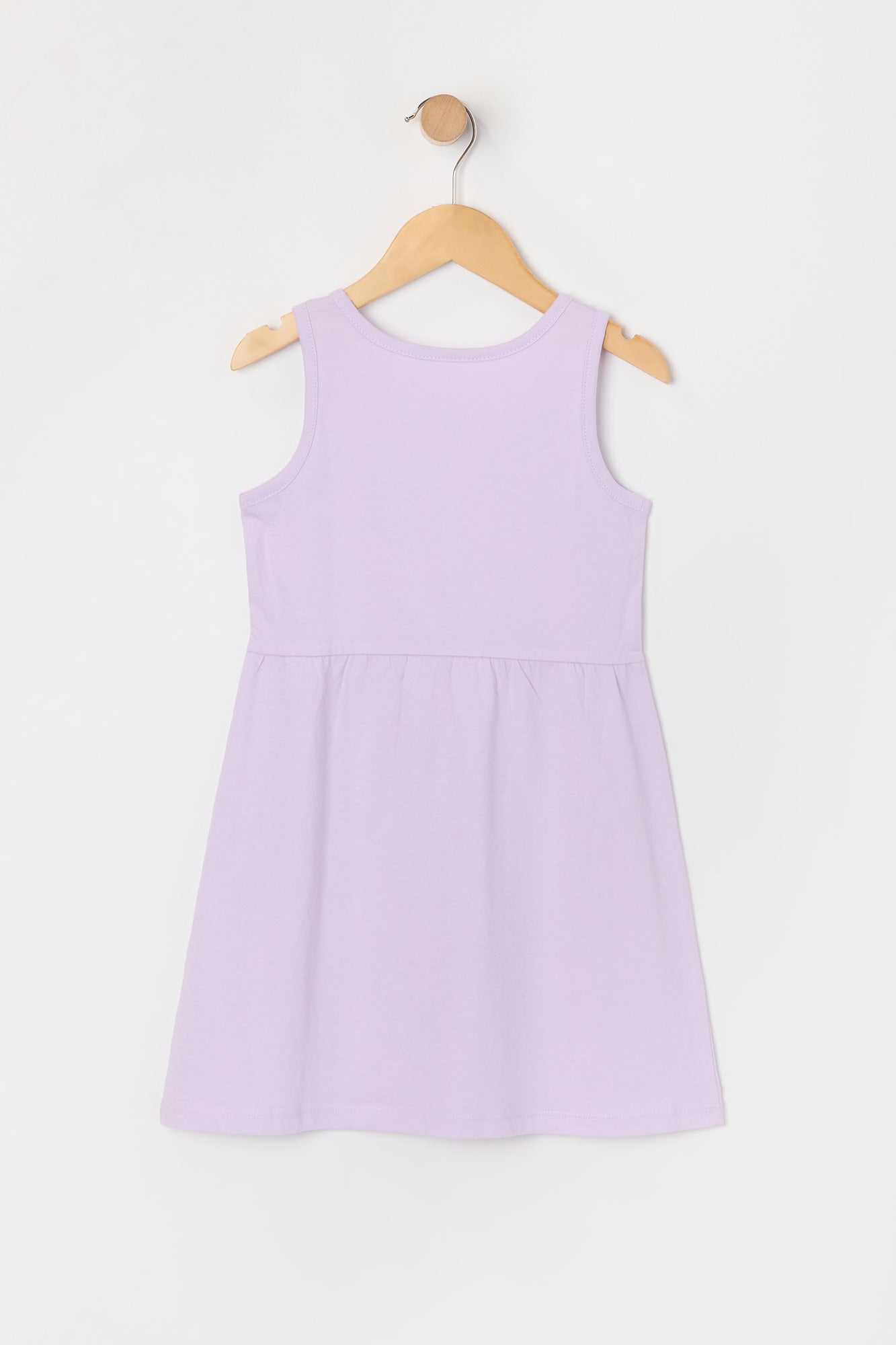 Toddler Girl Solid Sleeveless Dress