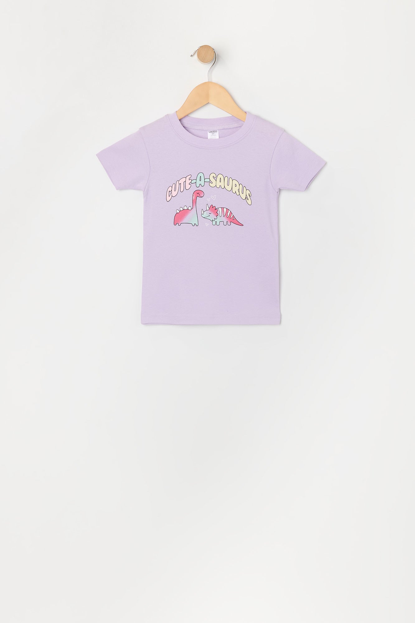 Toddler Girl Cute-A-Sauras 2 Piece Pajama Set