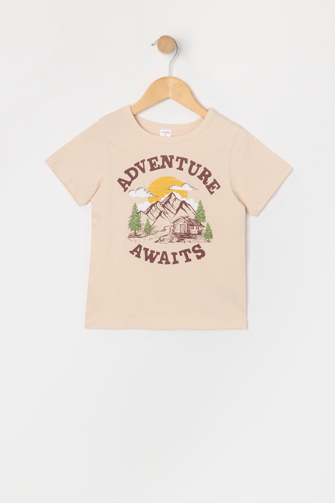 Toddler Boy Adventure Awaits Graphic T-Shirt