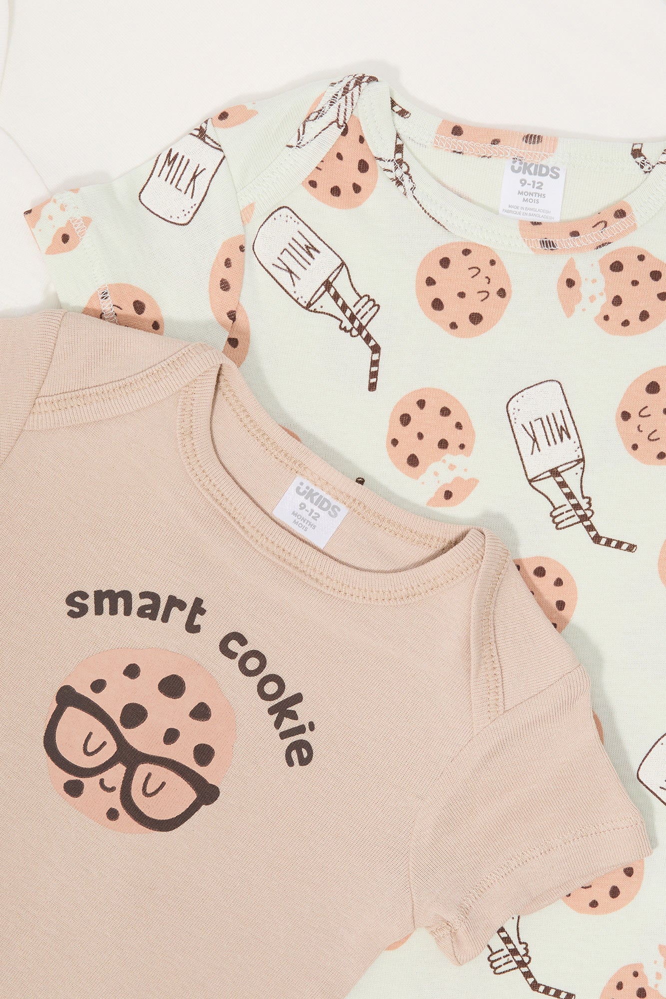 Combinaison à imprimé Smart Cookie pour bébé (Paquet de 3)