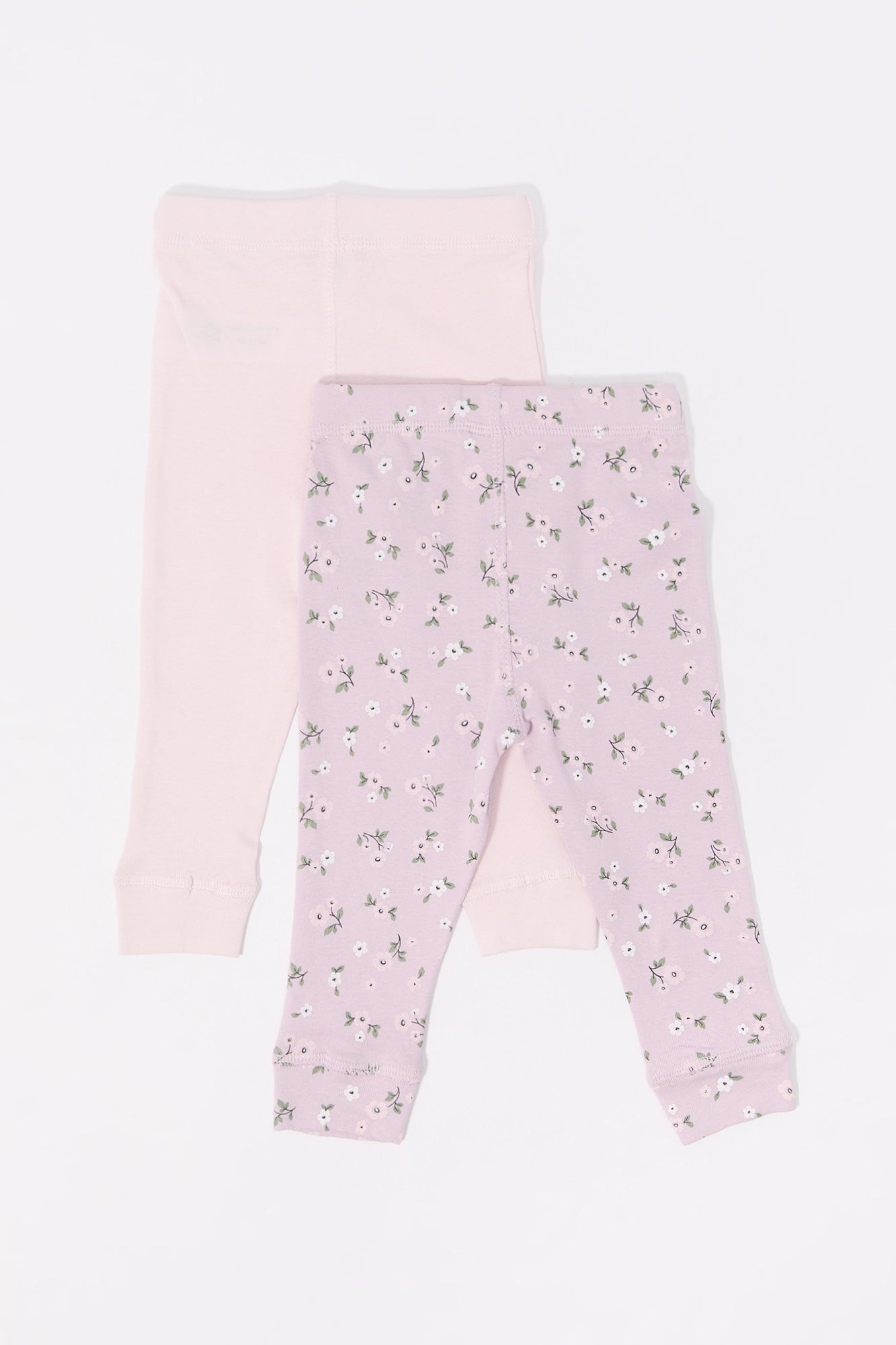 Legging fleuri pour bébé (Paquet de 2)