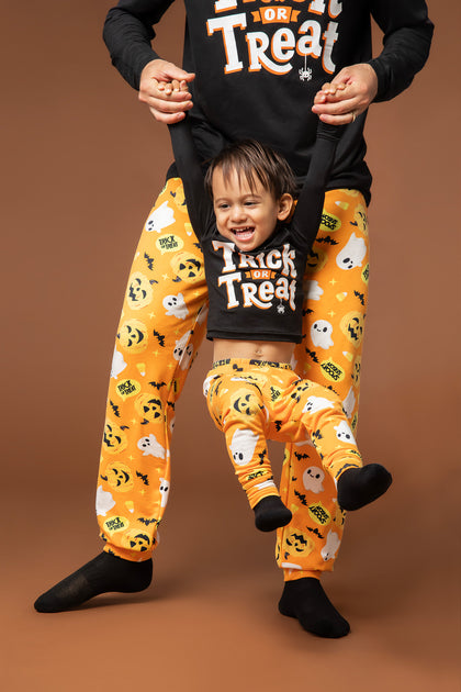 Ensemble-pyjama deux pièces pour la famille à imprimé Trick or Treat pour bambins