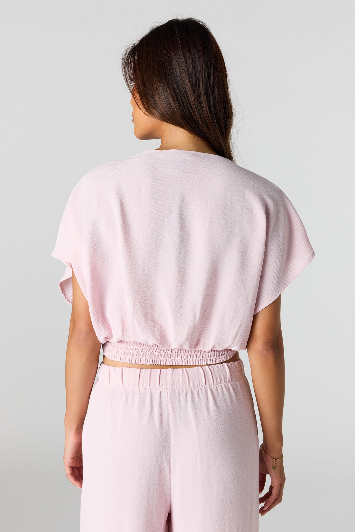 Alt View 2. Cinched Waist Top - Lilac