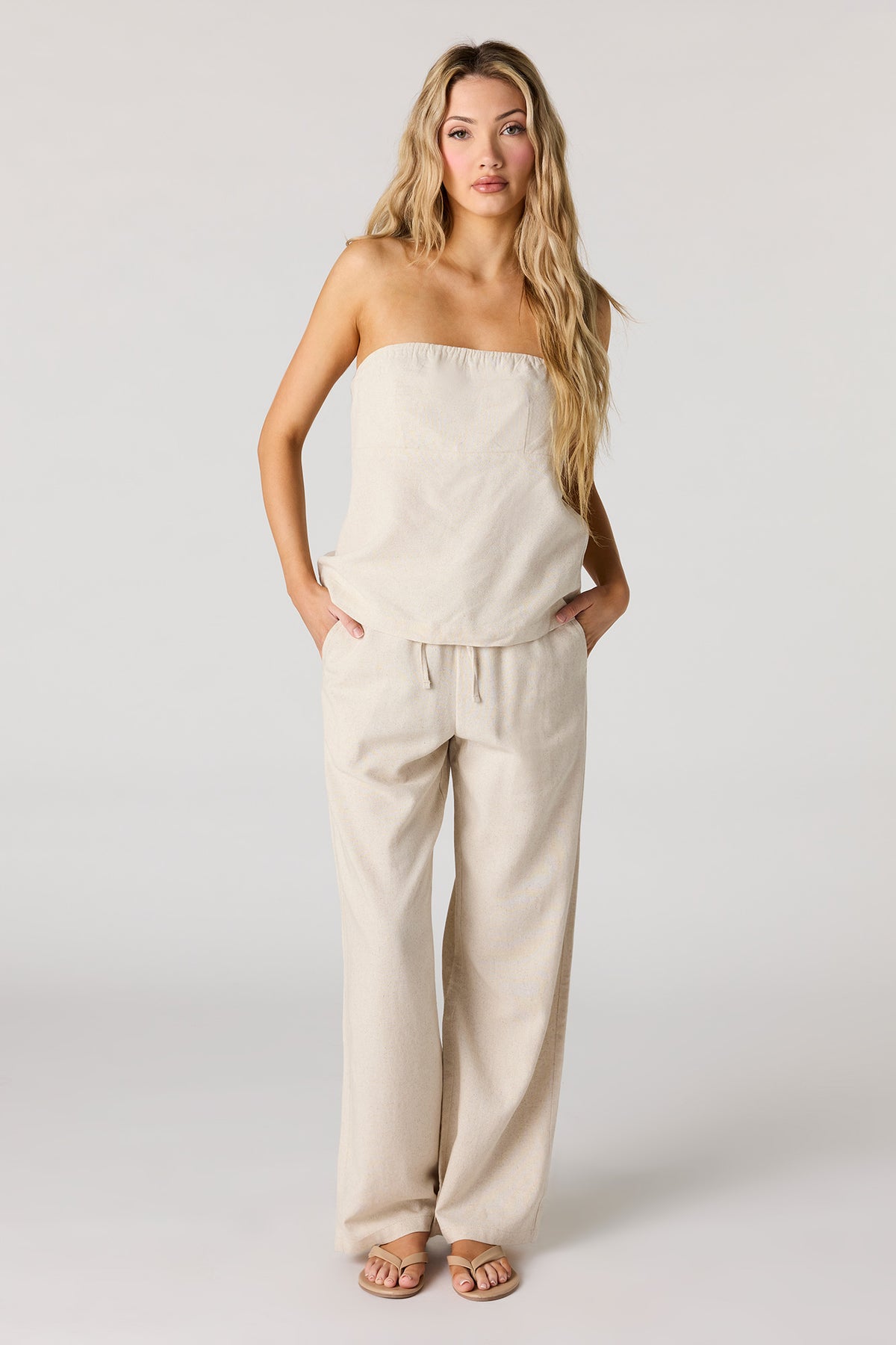 Alt View 3. Tube Top - Natural