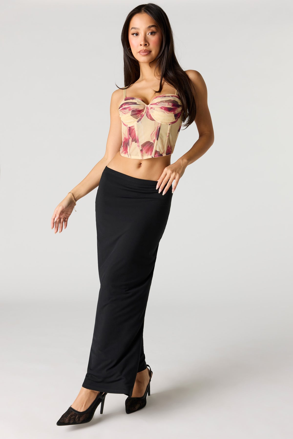 Vue alternative 3. Haut corset en filet