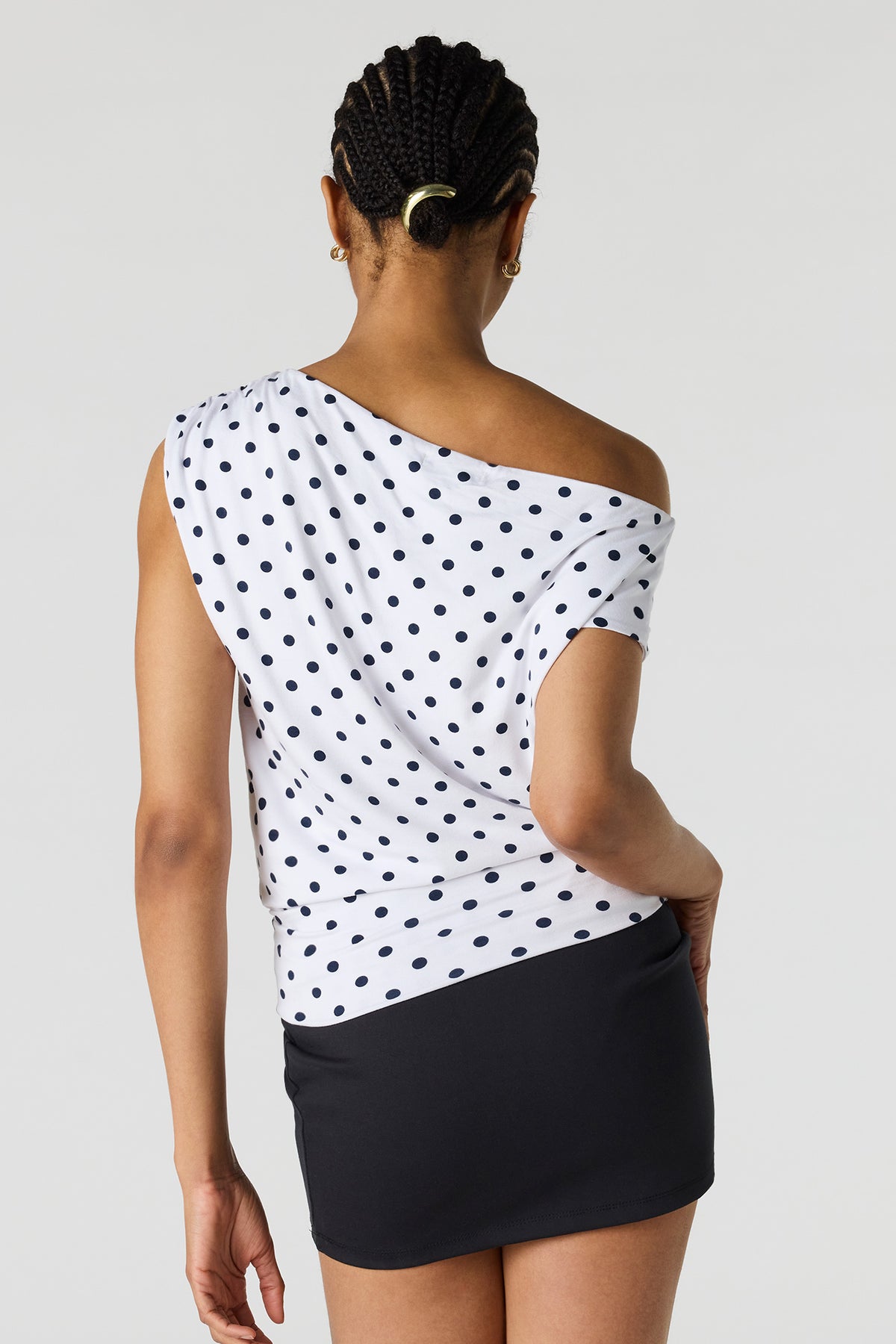 Alt View 2. Off Shoulder Top - Ivory