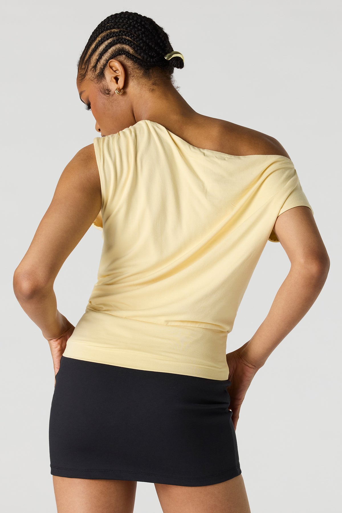 Alt View 2. Off Shoulder Top - Yellow