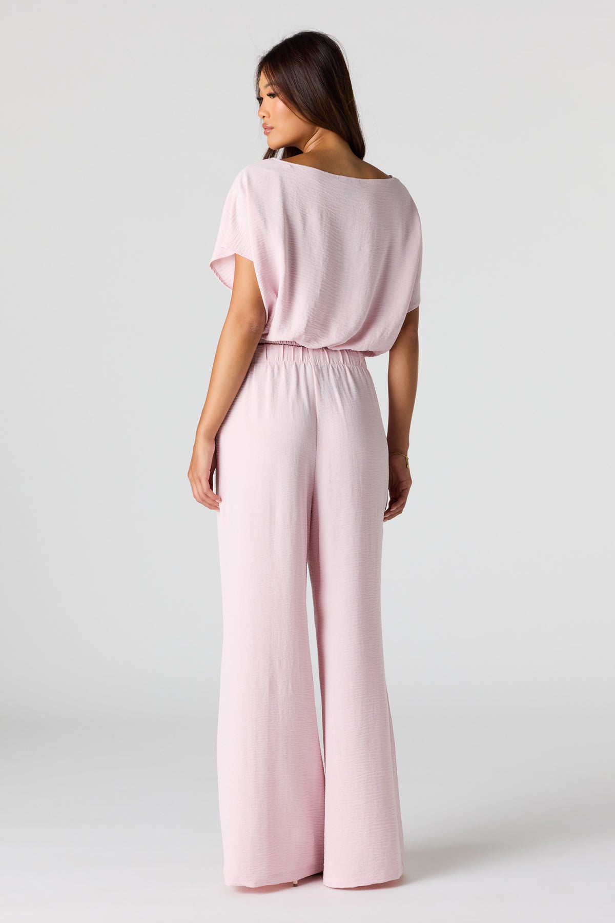 Alt View 3. Wide Leg Drawstring Pant - Lilac