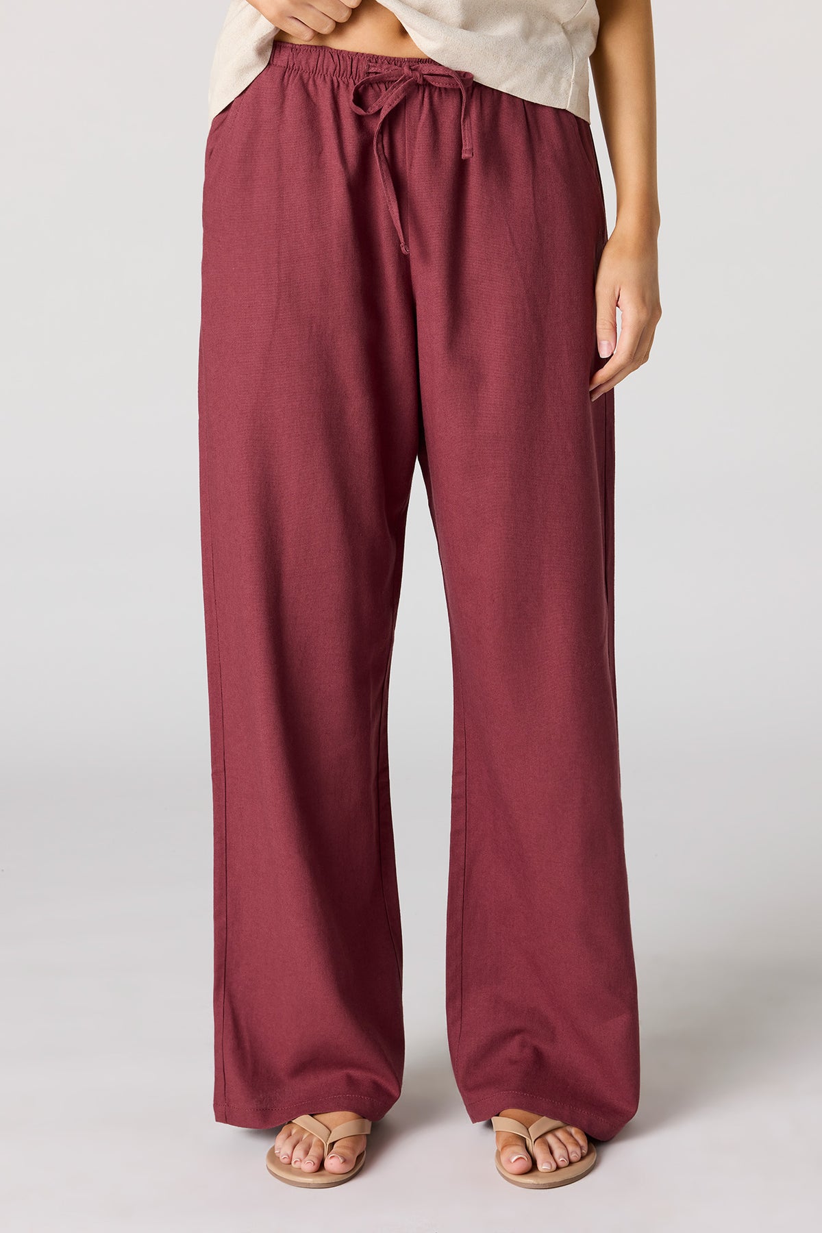 Alt View 2. Wide Leg Pant - Magenta