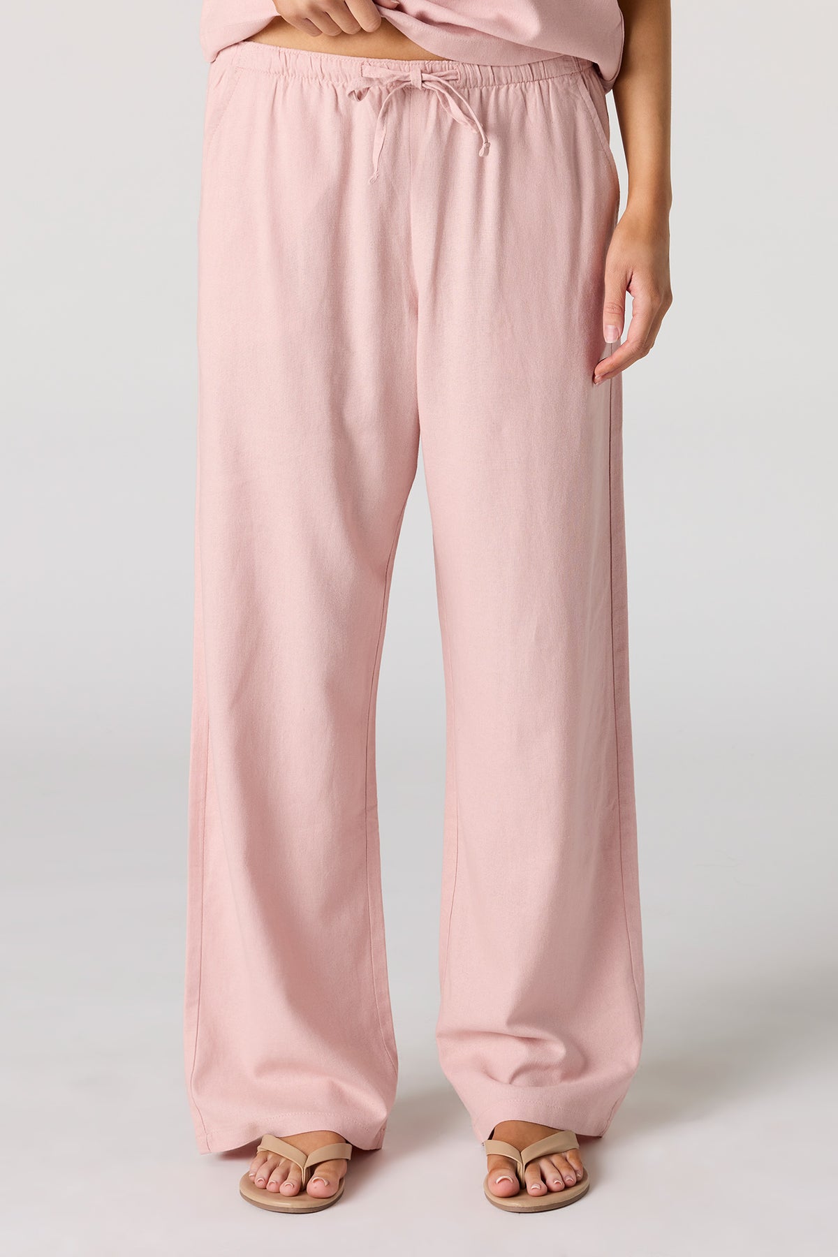 Alt View 2. Wide Leg Pant - Pink