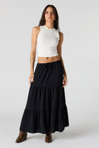 Tiered Maxi Skirt