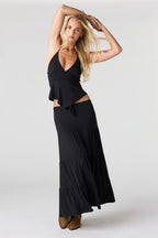 Tiered Maxi Skirt
