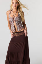 Tiered Maxi Skirt