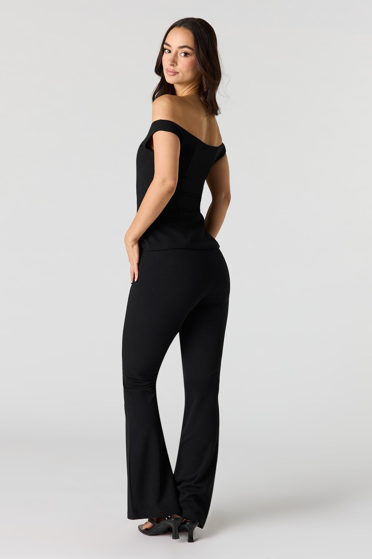 Alt View 3. Flare Pant - Black