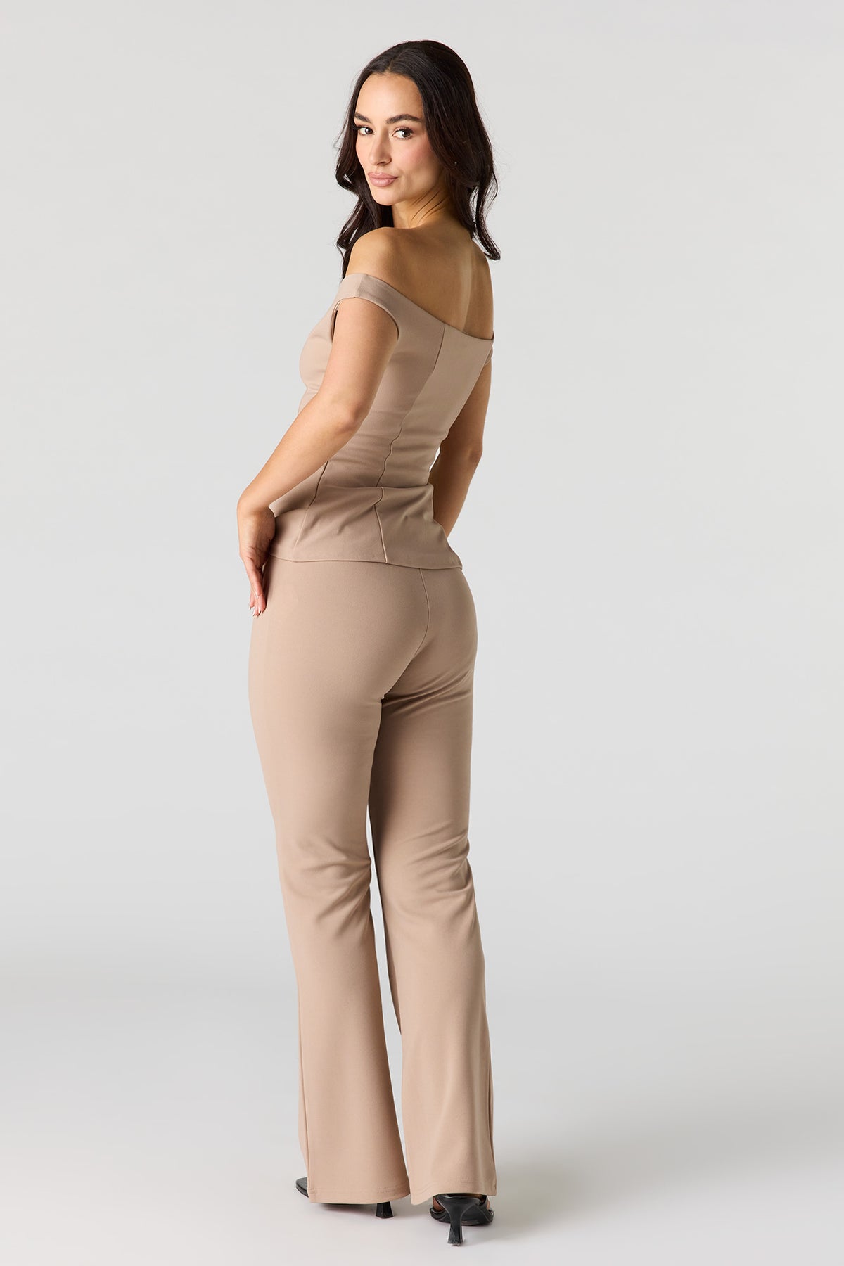 Alt View 3. Flare Pant - Cream