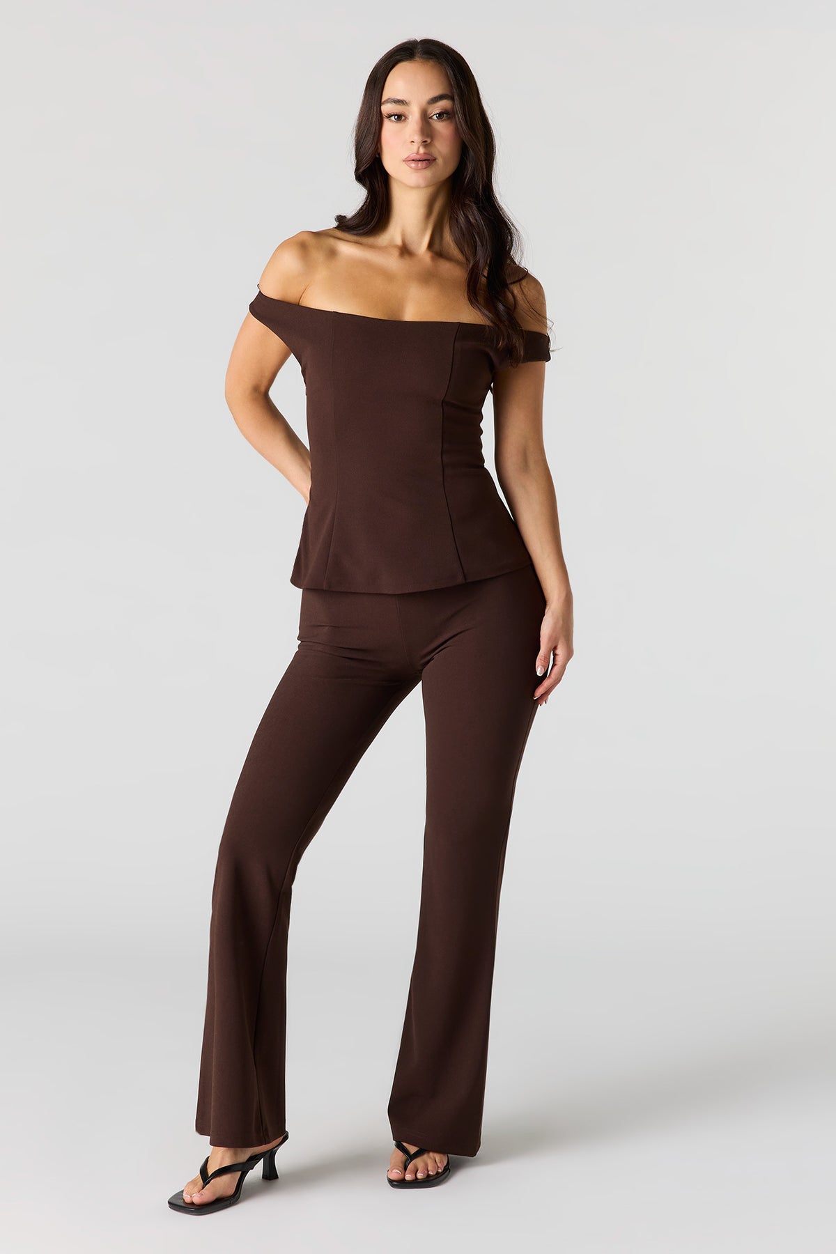 Flare Pant - Brown