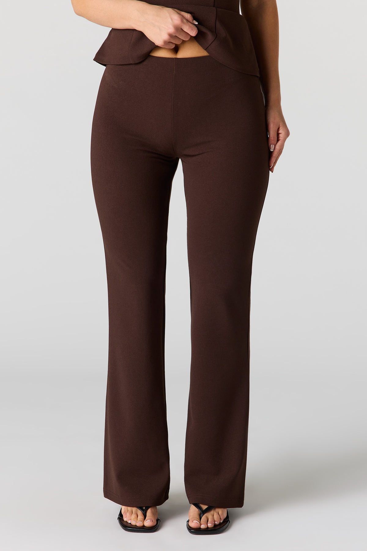 Alt View 2. Flare Pant - Brown