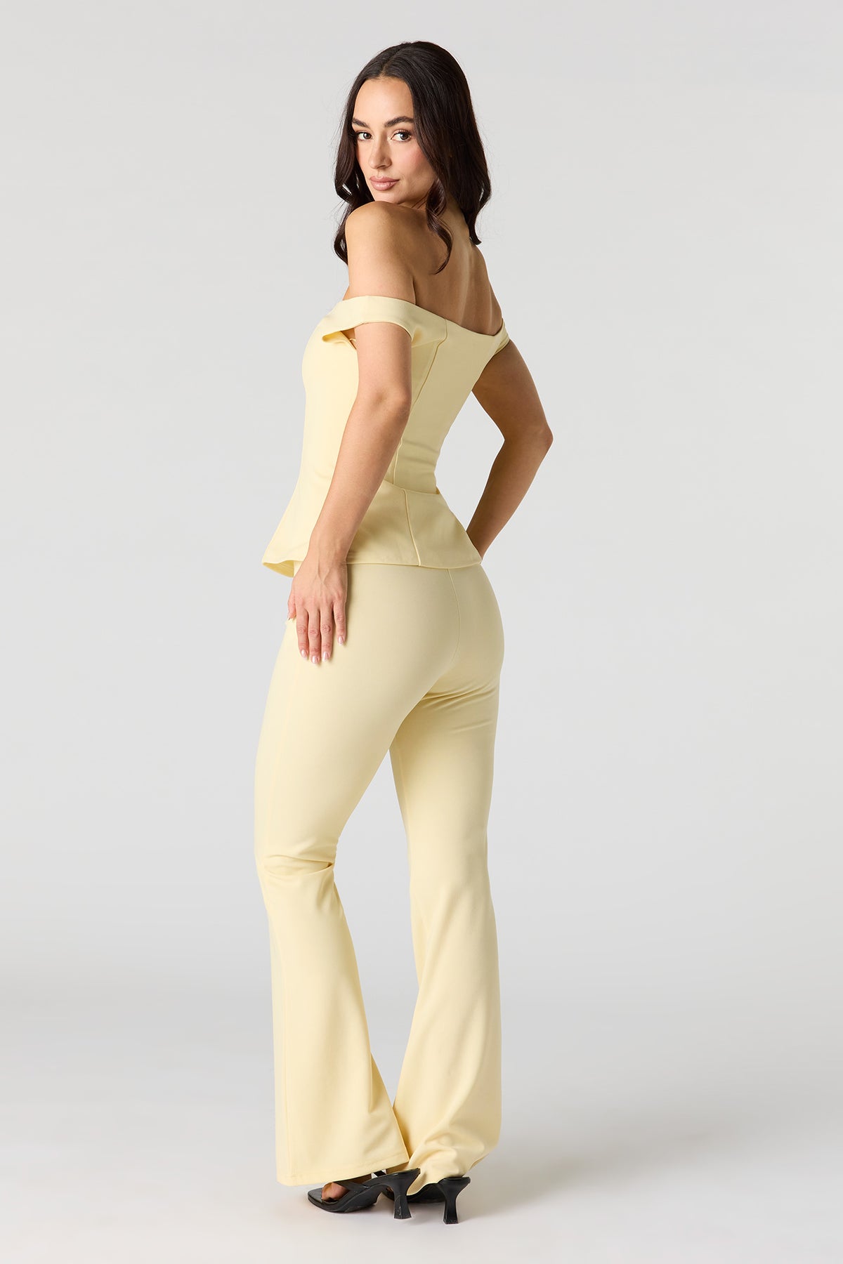 Alt View 3. Flare Pant - Yellow