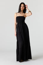 Smocked Tiered Maxi Dress