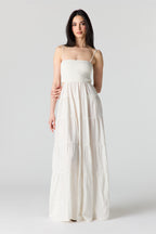 Smocked Tiered Maxi Dress