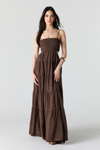 Smocked Tiered Maxi Dress