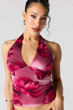 V-Neck Halter Top