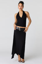 Asymmetrical Maxi Skirt