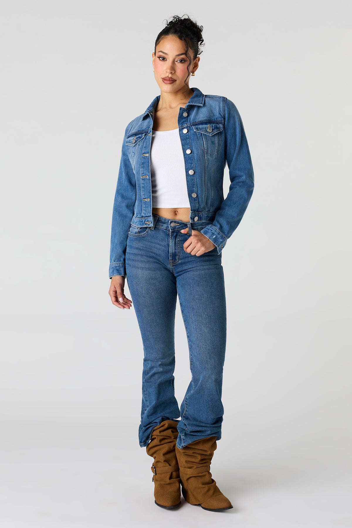 Vue alternative 3. Blouson en denim